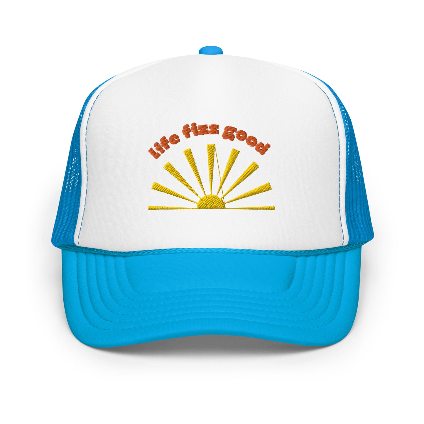 Life Fizz Good Foam trucker hat