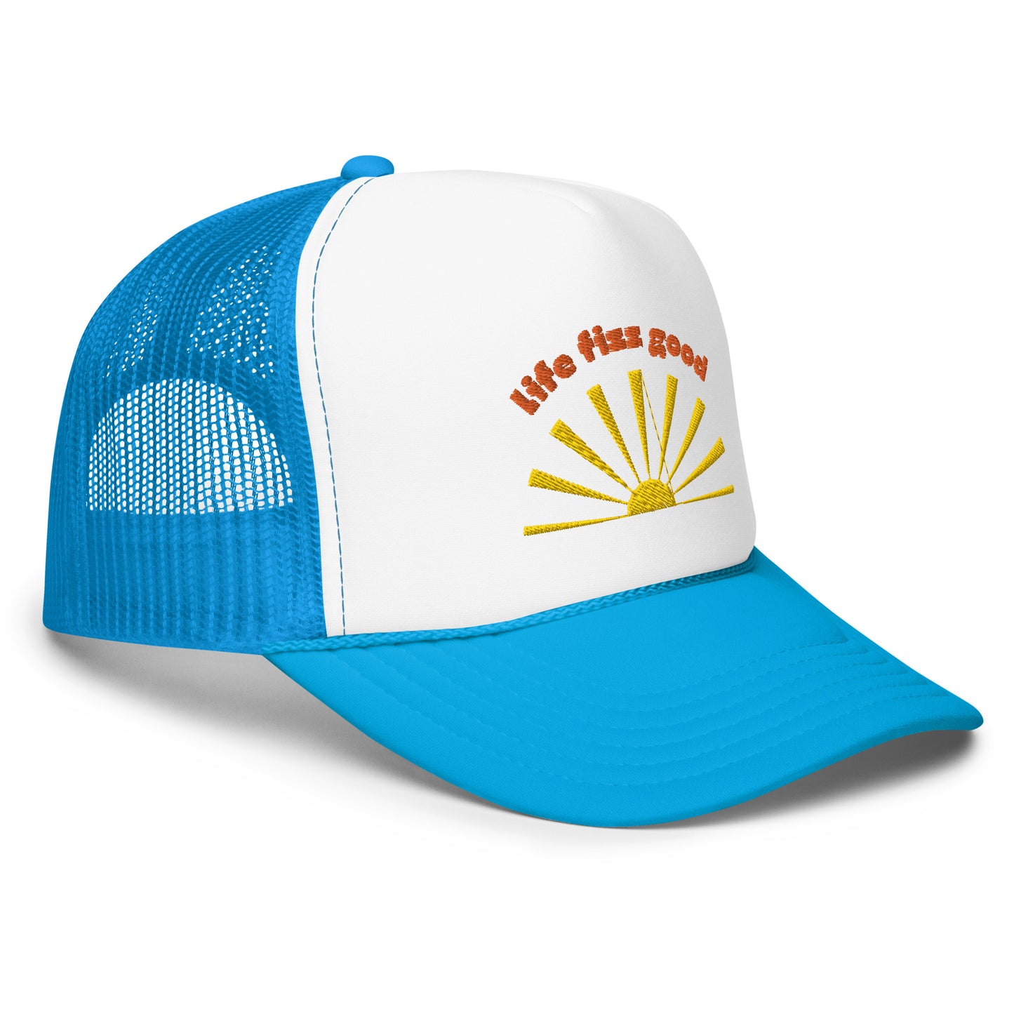 Life Fizz Good Foam trucker hat