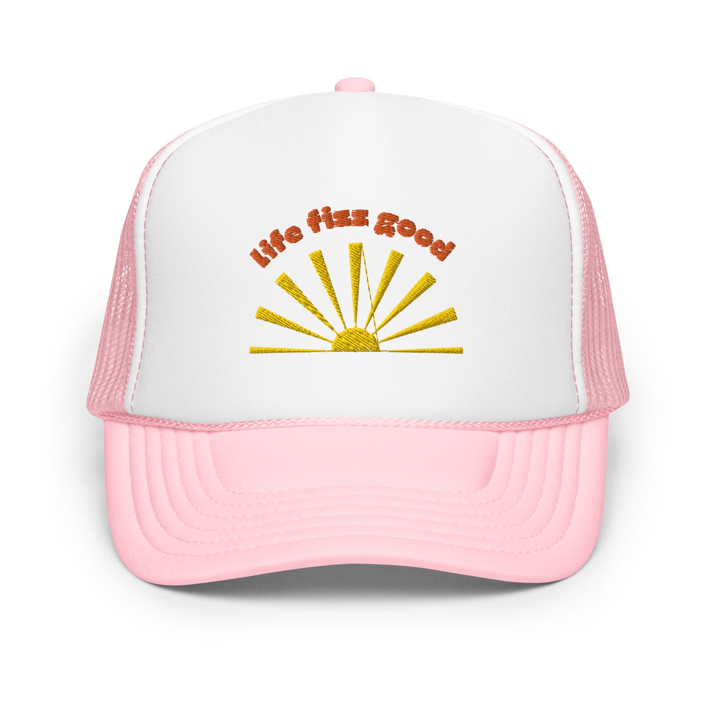 Life Fizz Good Foam trucker hat
