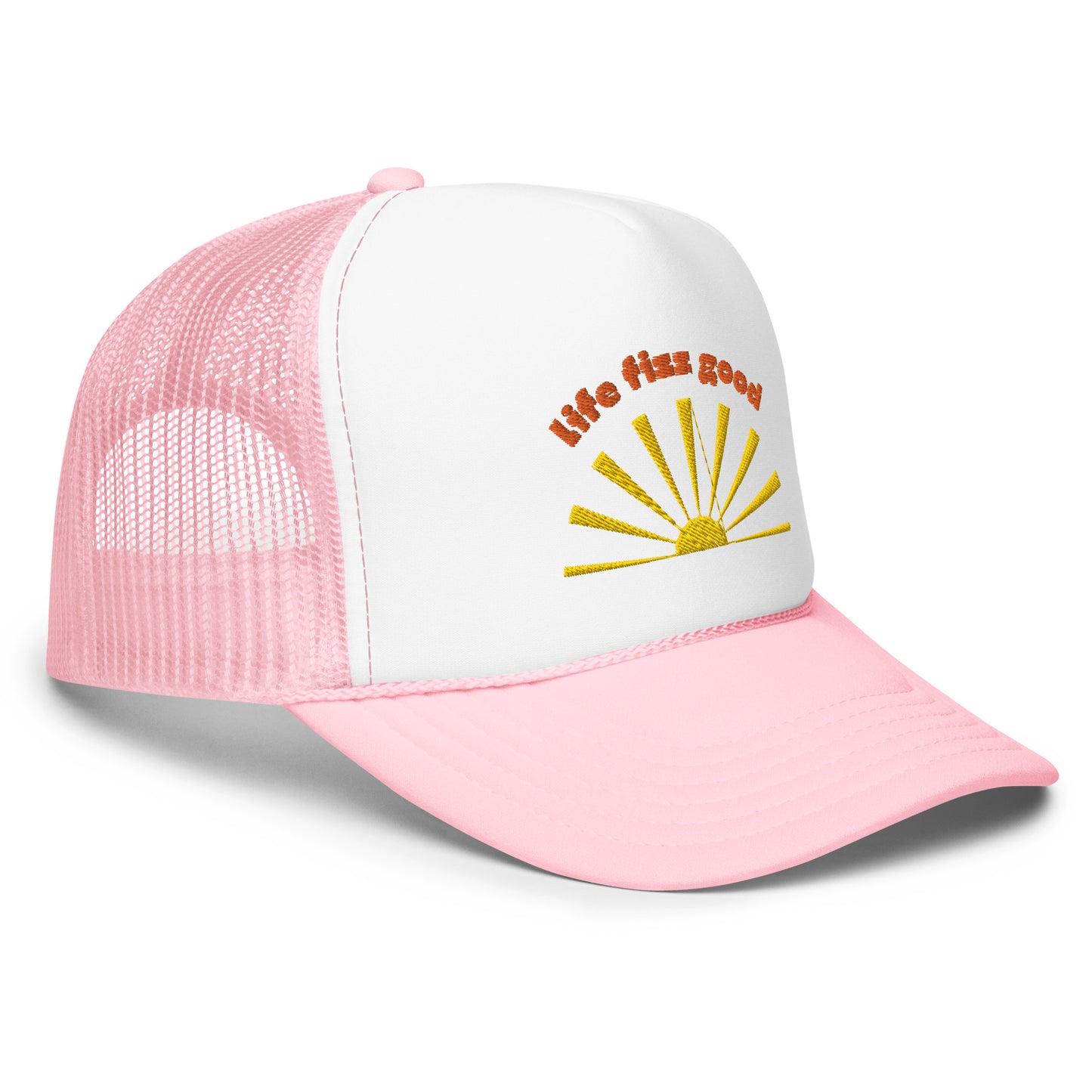 Life Fizz Good Foam trucker hat