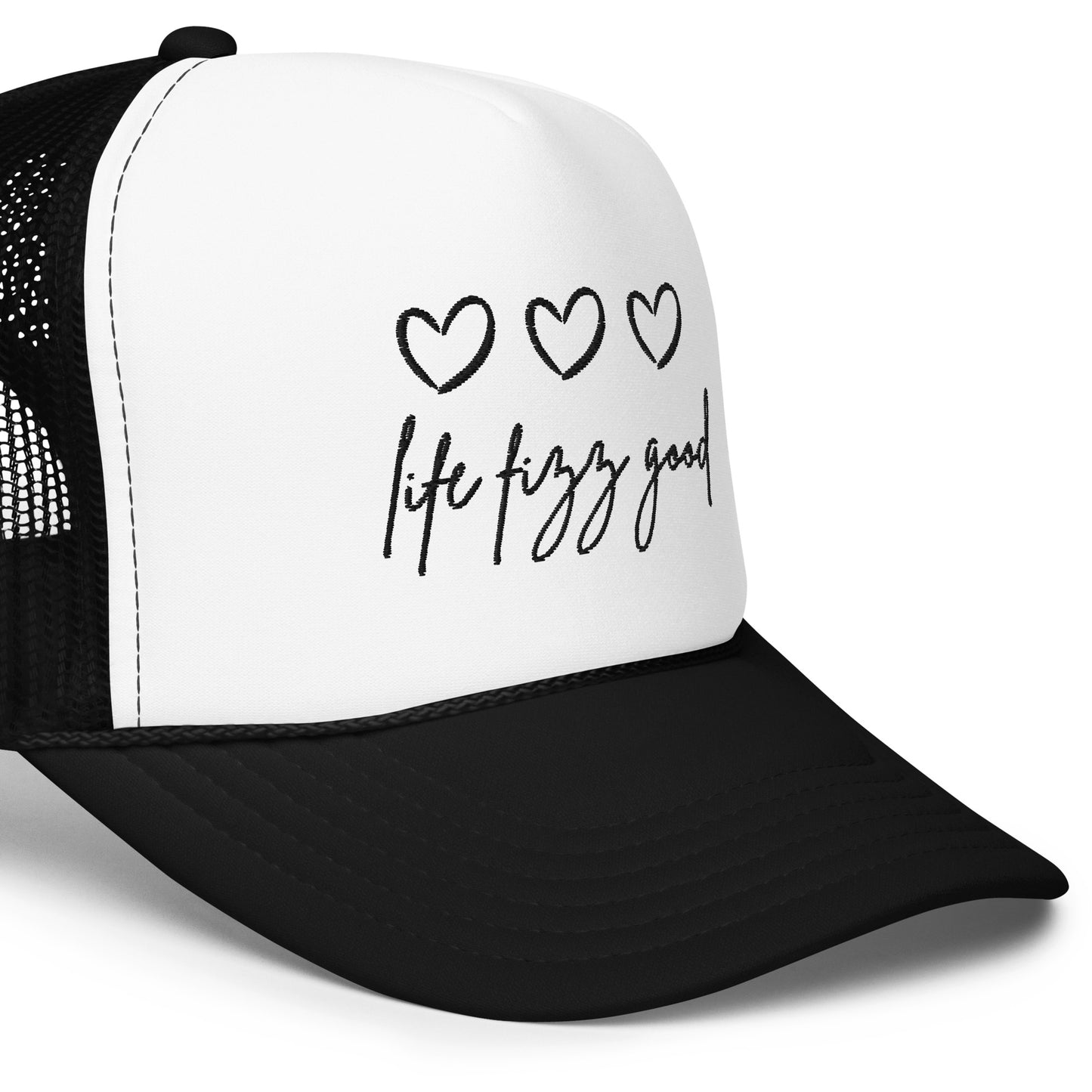 Life Fizz Good Foam trucker hat