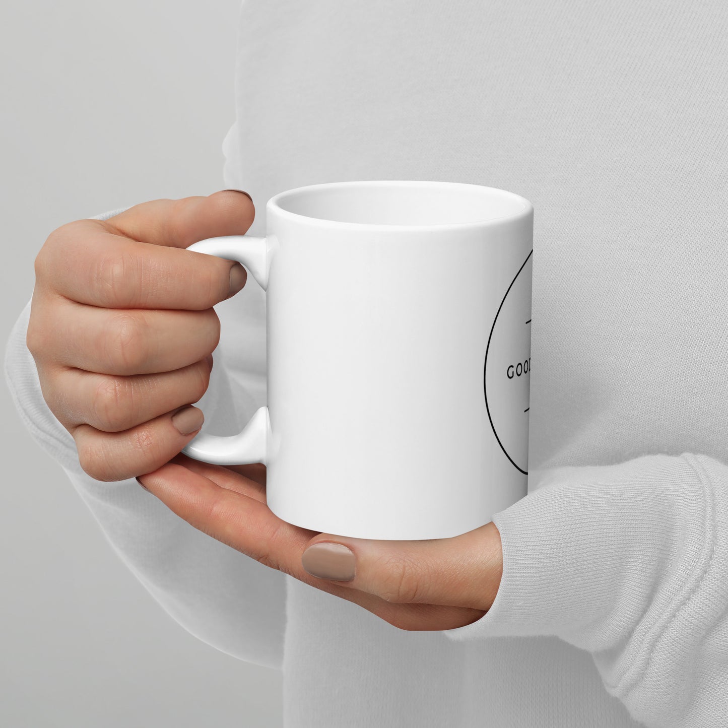 Good Work White glossy mug