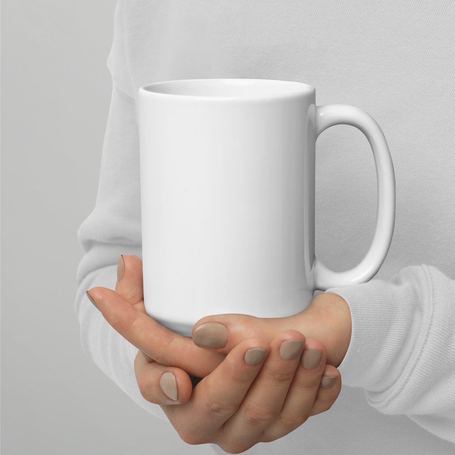 Good Work White glossy mug