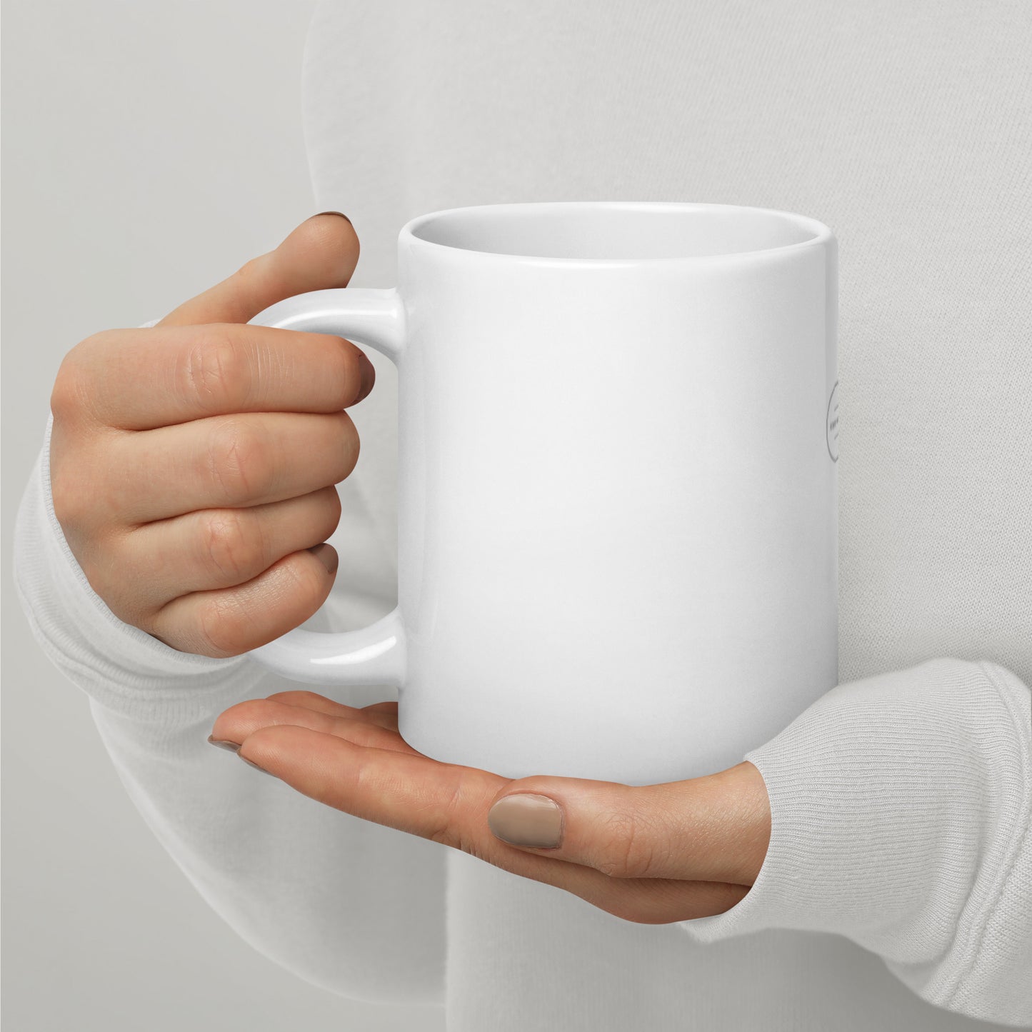 Good Work White glossy mug