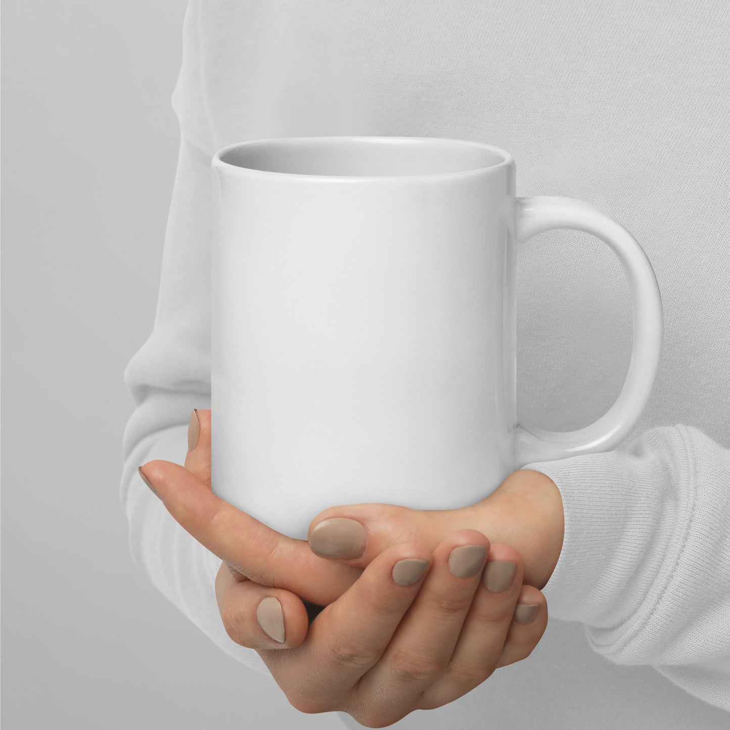 Good Work White glossy mug